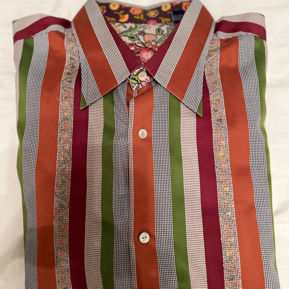 Robert Graham long sleeve shirt, great condition!